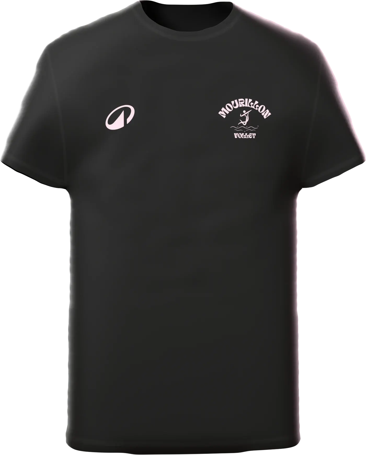 Tee-shirt Octobre Rose · Noir, vu de face